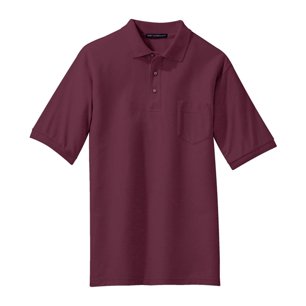 Port Authority Silk Touch Polo with Pocket.... from ASI 84863 SanMar