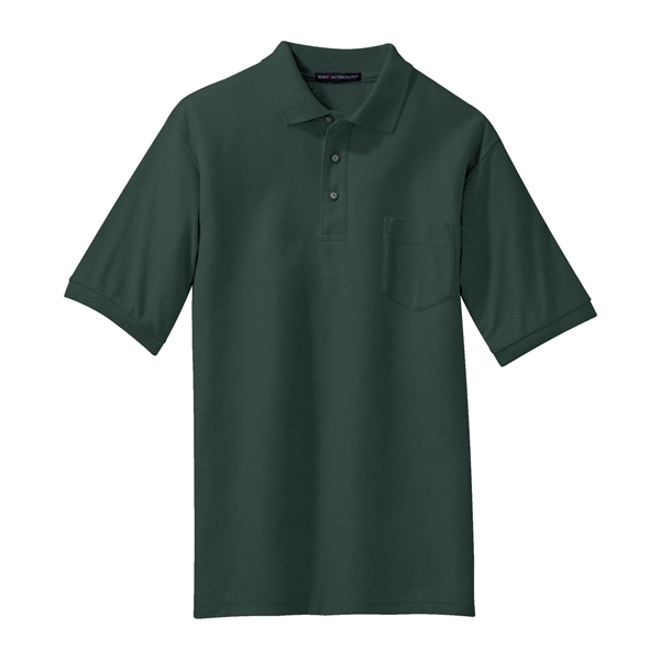 Port Authority Silk Touch Polo with Pocket.... from ASI 84863 SanMar