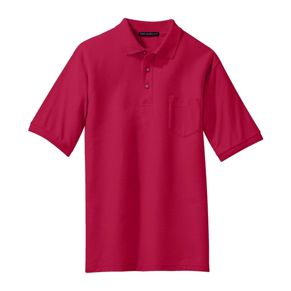 Port Authority Silk Touch Polo with Pocket.... from ASI 84863 SanMar