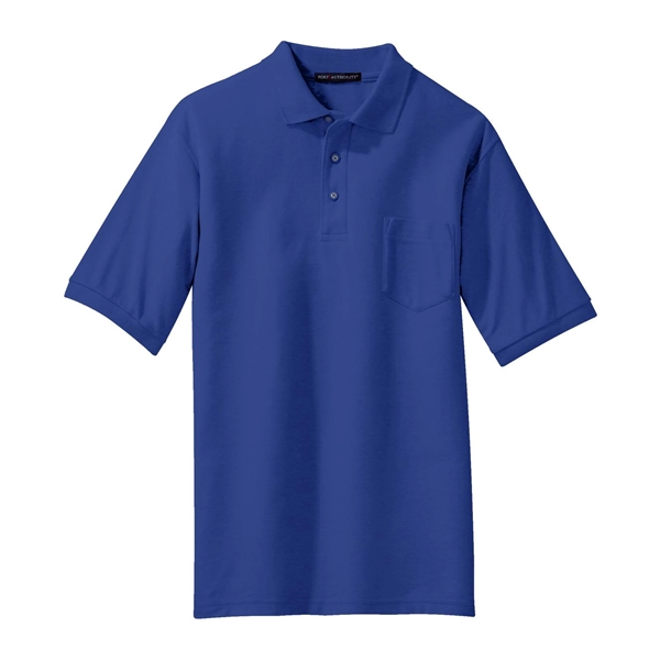 Port Authority Silk Touch Polo with Pocket.... from ASI 84863 SanMar
