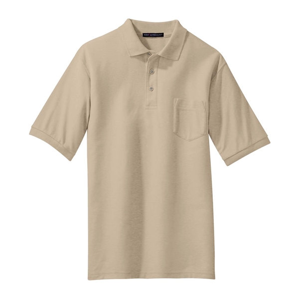 Port Authority Silk Touch Polo with Pocket.... from ASI 84863 SanMar