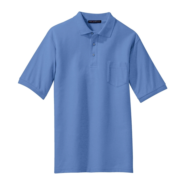 Port Authority Silk Touch Polo with Pocket.... from ASI 84863 SanMar
