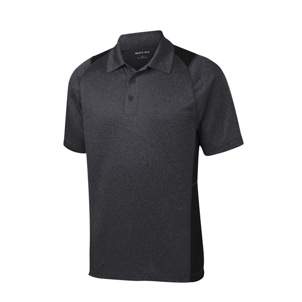 Sport-Tek Heather Colorblock Contender Polo.... from ASI 84863 SanMar