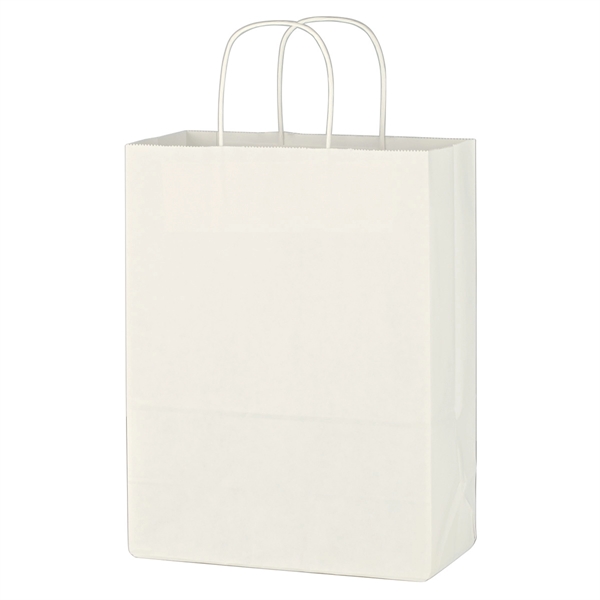 10" x 13" shopping bag made from white Kraft paper.... from ASI 61125 Hit Promotional Products / Hit®
