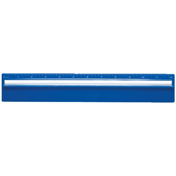 Plastic 12" ruler with magnifying glass.... from ASI 61125 Hit Promotional Products / Hit®