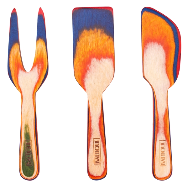 This eye-catching set is masterfully crafted from layers of colored birch... from ASI 91565 Totally Bamboo