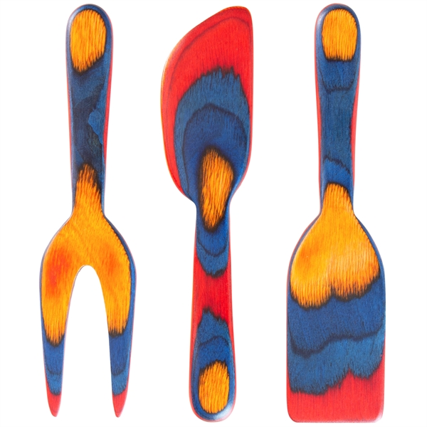 This eye-catching set is masterfully crafted from layers of colored birch... from ASI 91565 Totally Bamboo