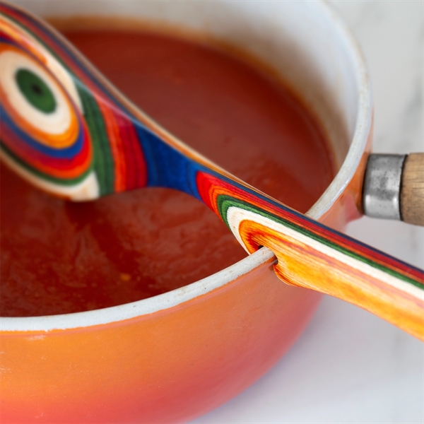 The Marrakesh Notched Spoon is the perfect addition to your utensil... from ASI 91565 Totally Bamboo