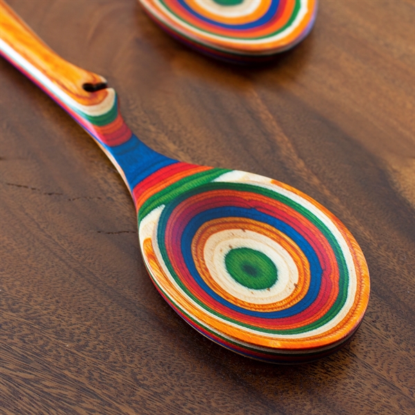 The Marrakesh Notched Spoon is the perfect addition to your utensil... from ASI 91565 Totally Bamboo