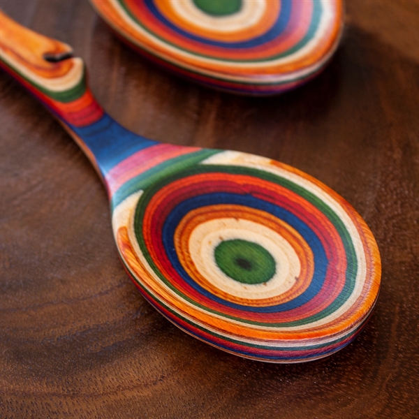 The Marrakesh Notched Spoon is the perfect addition to your utensil... from ASI 91565 Totally Bamboo