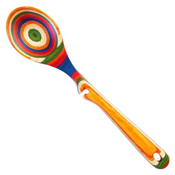 The Marrakesh Notched Spoon is the perfect addition to your utensil... from ASI 91565 Totally Bamboo