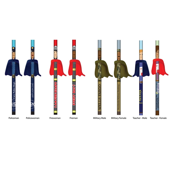 Pencil Hero True Hero with Cape Eraser... from ASI 90859 Tempo Industries Inc