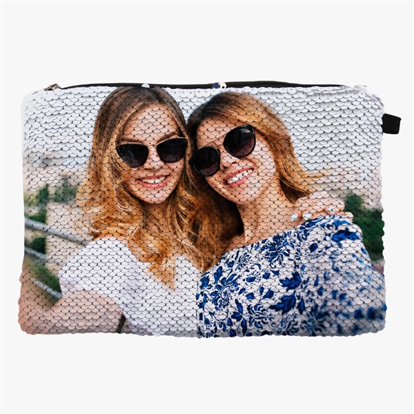 Our Sequin Zippered Pouch is perfect for storing and carrying your... from ASI 73010 Natico Originals Inc