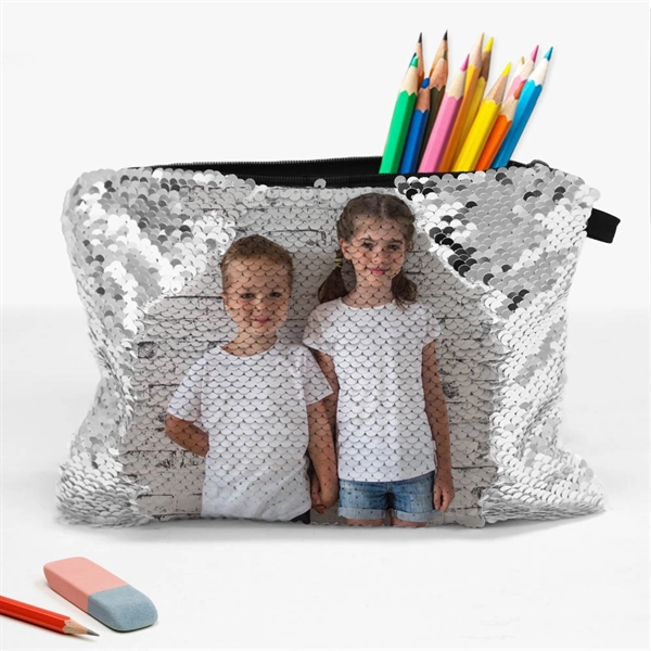 Our Sequin Zippered Pouch is perfect for storing and carrying your... from ASI 73010 Natico Originals Inc