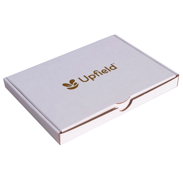 Two-Tone cutting board with lighter end caps with engraved gift box.... from ASI 91565 Totally Bamboo