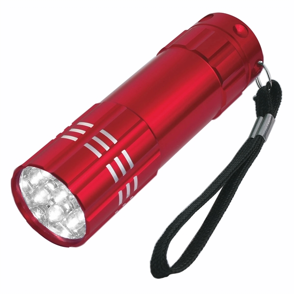 Aluminum LED flashlight with strap.... from ASI 61125 Hit Promotional Products / Hit®