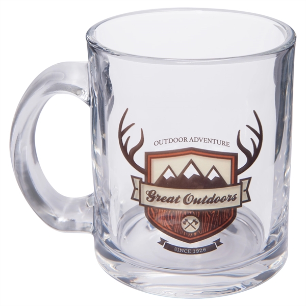 Custom printed 10 oz. clear glass mug.... from ASI 92531 Unique Custom Products / UCP