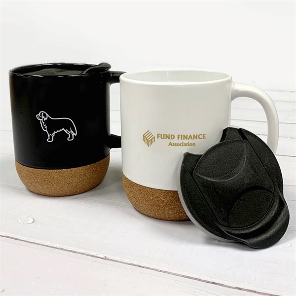 CORK BOTTOM CERAMIC MUG... from ASI 98766 Yanlee Trading Co Ltd / Delite Promotional Products
