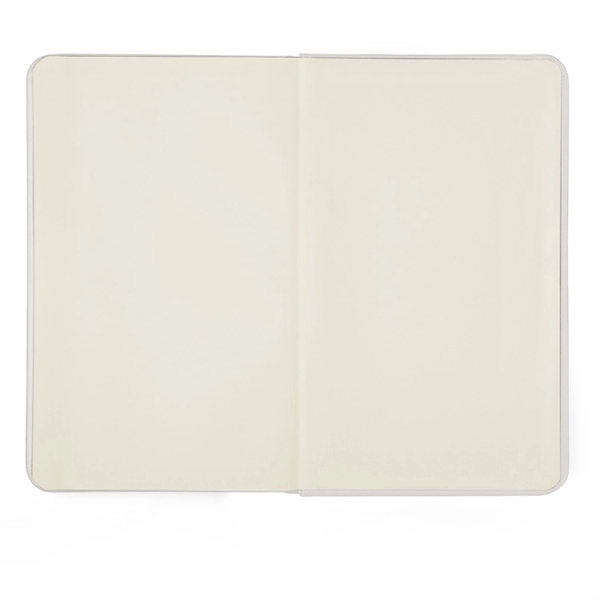 5 1/8" x 8 1/4" 80-page white notebook with ballpoint stylus... from ASI 88060 Snugz/USA Inc / Sweda®