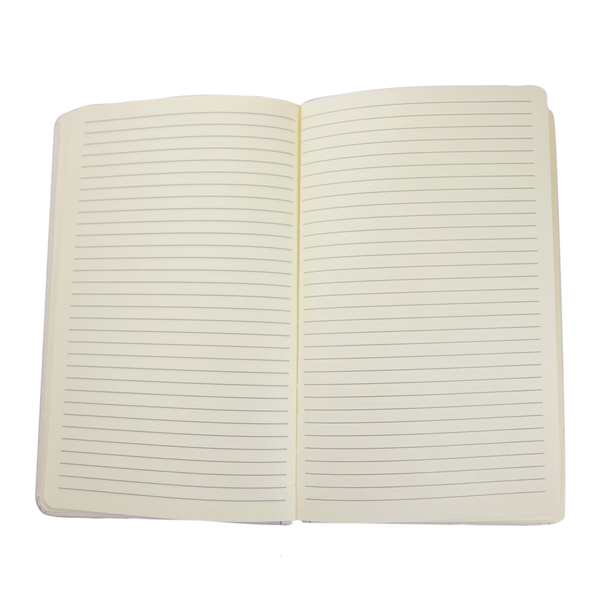5 1/8" x 8 1/4" 80-page white notebook with ballpoint stylus... from ASI 88060 Snugz/USA Inc / Sweda®