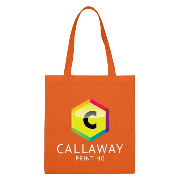 Non-Woven Economy Tote Bag.  Made of 80 Gram Non-Woven, Coated... from ASI 61125 Hit Promotional Products / Hit®