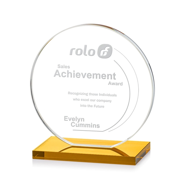 Our extraordinary cut Victoria Award features a flat edged Starfire disc... from ASI 84592 St Regis Group / St Regis