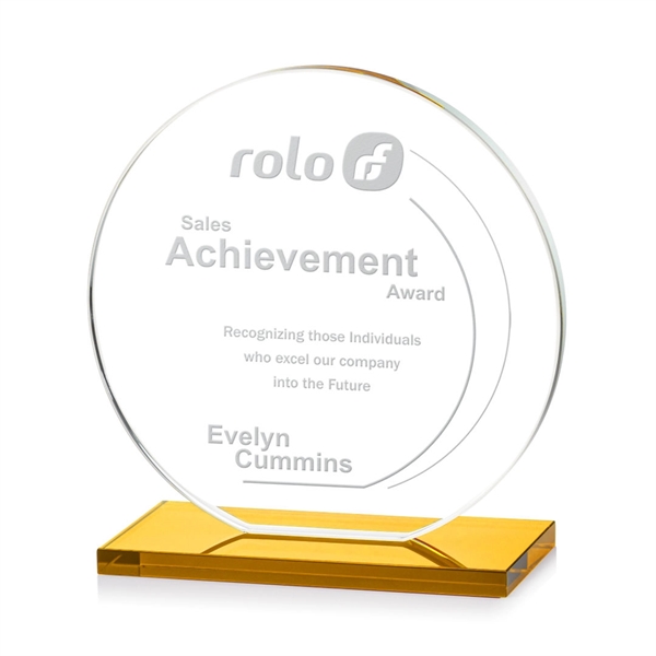 Our extraordinary cut Victoria Award features a flat edged Starfire disc... from ASI 84592 St Regis Group / St Regis