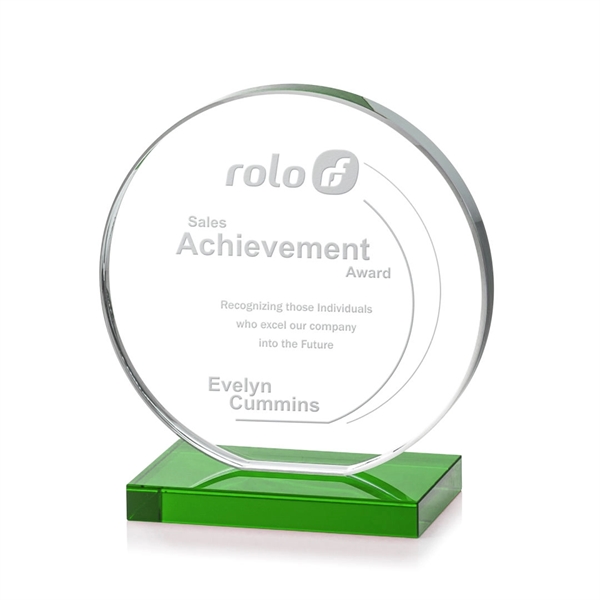 Our extraordinary cut Victoria Award features a flat edged Starfire disc... from ASI 84592 St Regis Group / St Regis