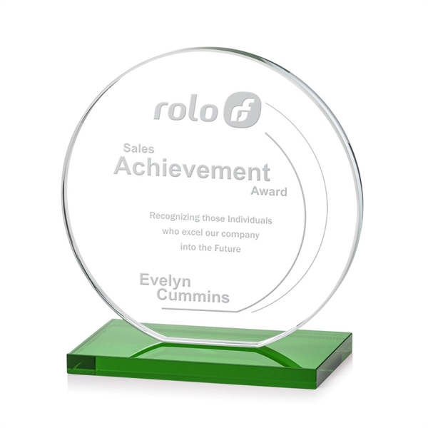 Our extraordinary cut Victoria Award features a flat edged Starfire disc... from ASI 84592 St Regis Group / St Regis