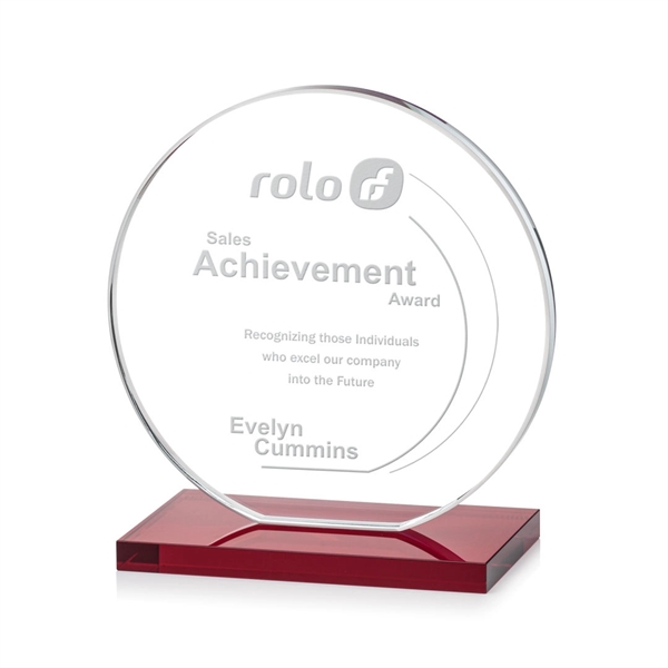 Our extraordinary cut Victoria Award features a flat edged Starfire disc... from ASI 84592 St Regis Group / St Regis