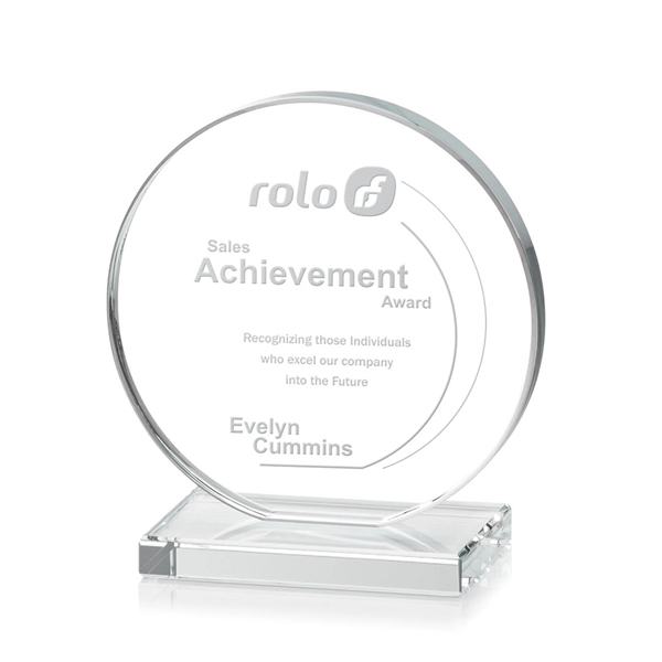 Our extraordinary cut Victoria Award features a flat edged Starfire disc... from ASI 84592 St Regis Group / St Regis