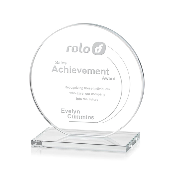 Our extraordinary cut Victoria Award features a flat edged Starfire disc... from ASI 84592 St Regis Group / St Regis