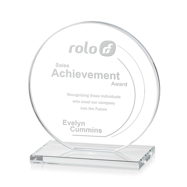 Our extraordinary cut Victoria Award features a flat edged Starfire disc... from ASI 84592 St Regis Group / St Regis