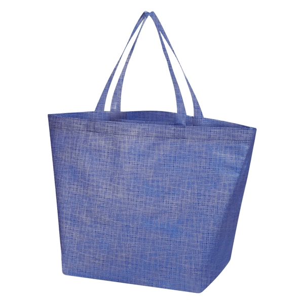 Tote bag made of polypropylene with crosshatched design and 20" handles... from ASI 61125 Hit Promotional Products / Hit®