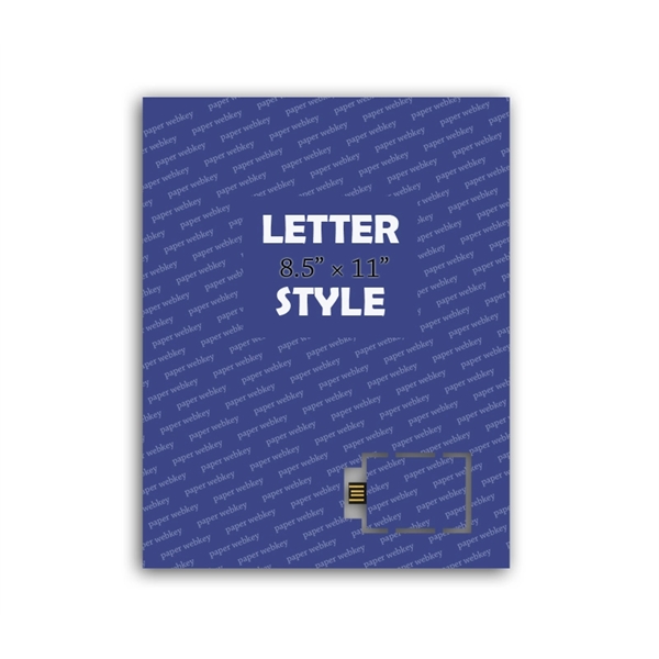 8.5" x 11" 250GSM paper direct mail sheet with paper webkey... from ASI 37218 Athena Promo (tm)