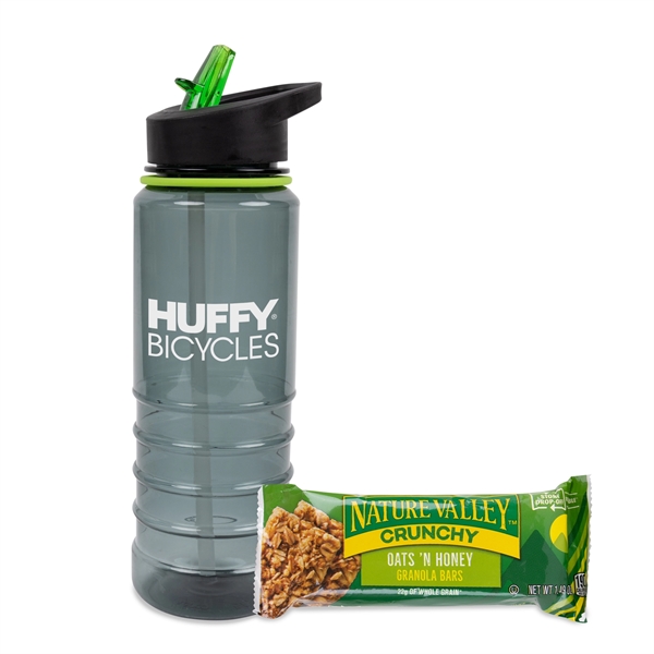 25 Oz Bottle With Nature Valley Granola Bar... from ASI 44900 NC Custom (CI/Lanco) / Chocolate Inn Lanco