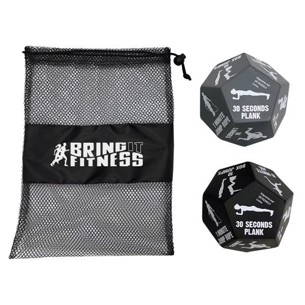 Fitness Fun dice game where you roll to get which exercise... from ASI 61125 Hit Promotional Products / Hit®