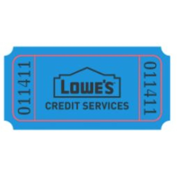 Single Raffle Tickets with Consec. numbering  with your event or... from ASI 57713 Glow Promotions / Glow Promotions