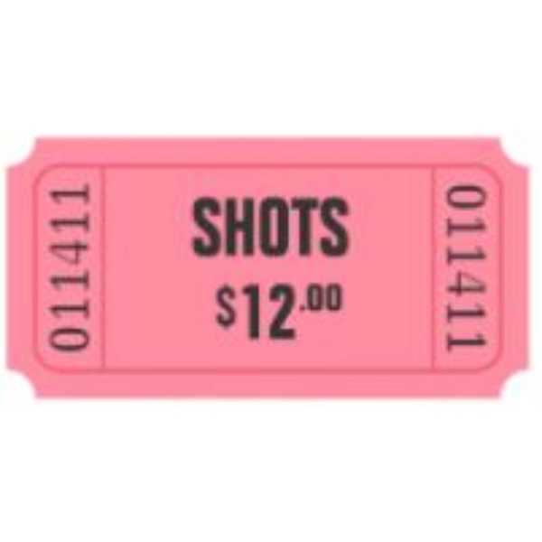 Single Raffle Tickets with Consec. numbering  with your event or... from ASI 57713 Glow Promotions / Glow Promotions