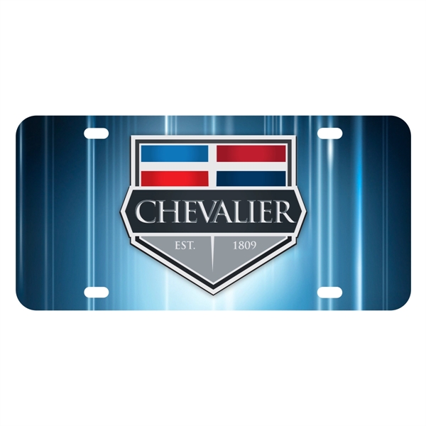 Custom polyester plastic car license plate 0.35 measuring 12" x 6"... from ASI 61125 Hit Promotional Products / Hit®