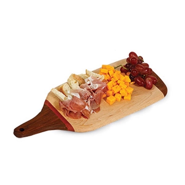 Handcrafted hardwood Elemento cheese board... from ASI 88675 Picnic Plus