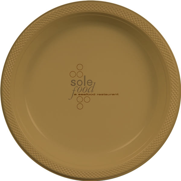 Colored BPA free plastic plate, disposable.... from ASI 88200 TK Sorg's - A Div of Arch Promo Group, LLC / PETITE