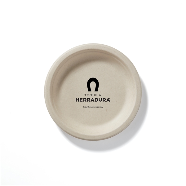 6.75"dia. Compostable Brown Kraft Paper Plate, USA made, budget priced built... from ASI 79933 Prorose Inc / ProRose