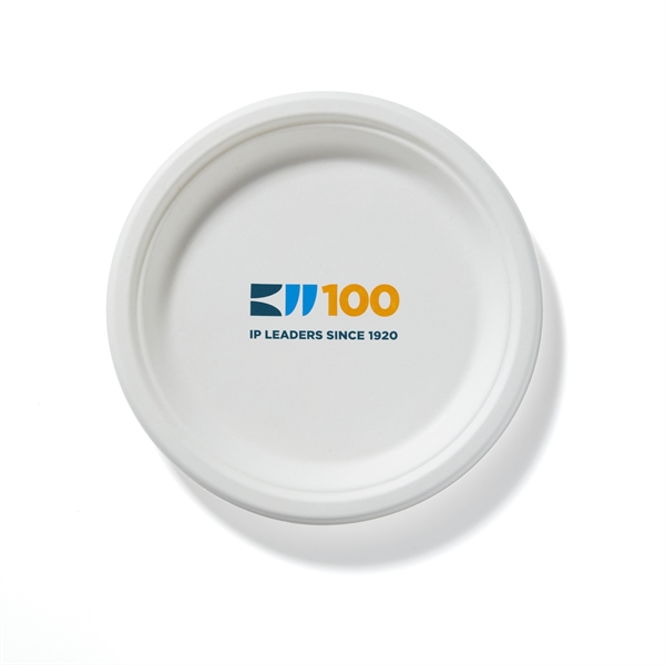 8.75"dia. Compostable Paper Plate, USA made, budget priced built to decompose,... from ASI 79933 Prorose Inc / ProRose