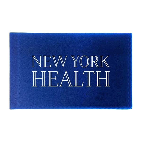 5.125" x 3.5" polypropylene vaccine card dual holder.... from ASI 52541 Epoly Corp