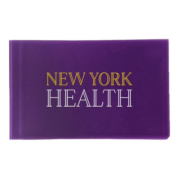 5.125" x 3.5" polypropylene vaccine card dual holder.... from ASI 52541 Epoly Corp