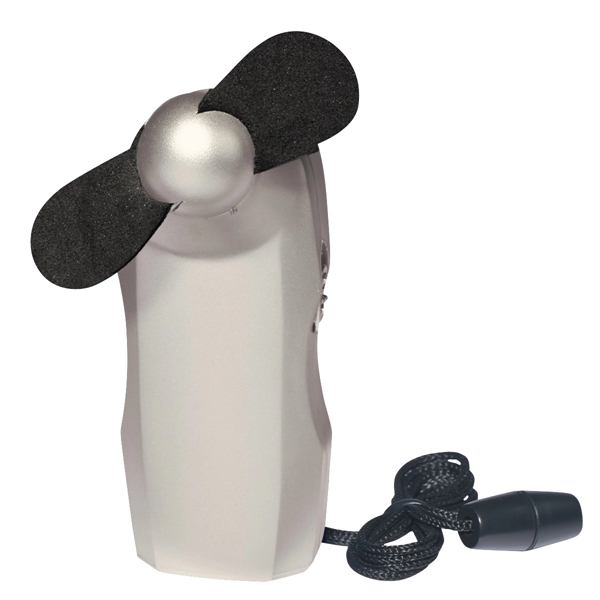 Mini fan with breakaway neck cord attachment.... from ASI 61125 Hit Promotional Products / Hit®
