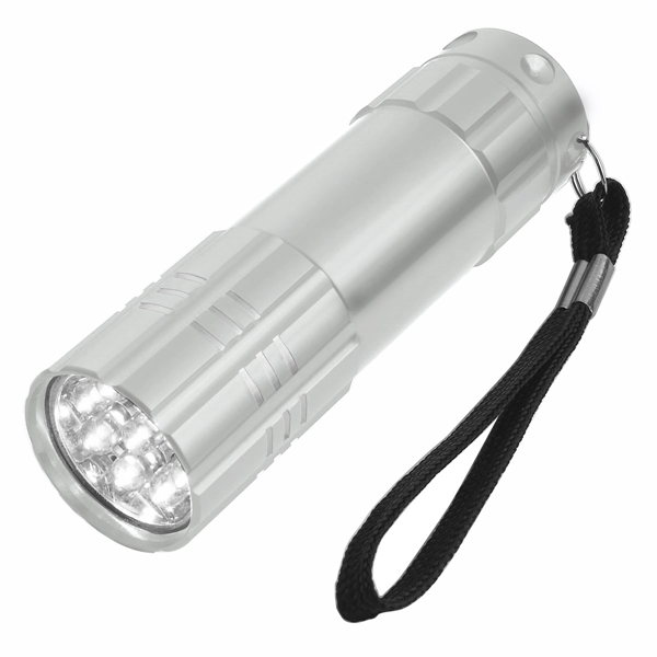 Aluminum LED flashlight with strap.... from ASI 61125 Hit Promotional Products / Hit®