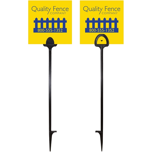 Value card stock marking signs with two color front & back... from ASI 80228 Quinn
