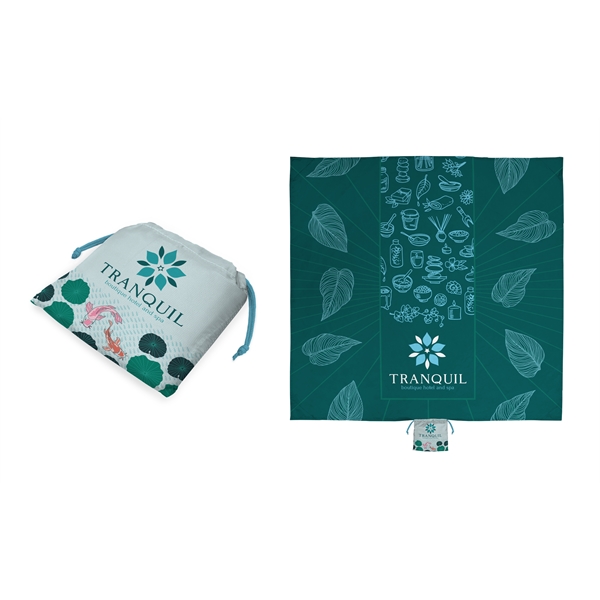 59" x 59" foldable polyester picnic blanket with full color printing... from ASI 45657 Pop! Promos